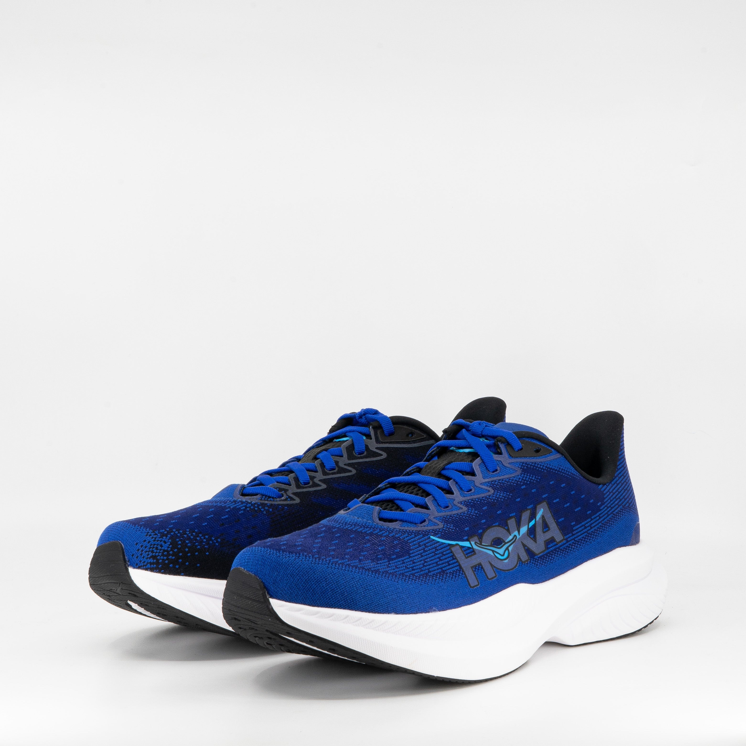 Hoka Mach 6 (2E Wide) Mens Black/Night Sky - Frontrunner Colombo